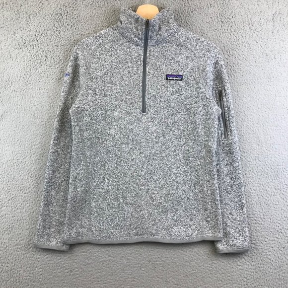 Patagonia Sweaters - Patagonia Better Sweater Quarter Zip Up Gray size S